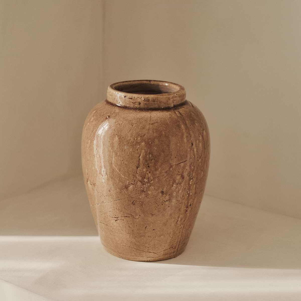 Portera - Caramel Gloss Ceramic Vase