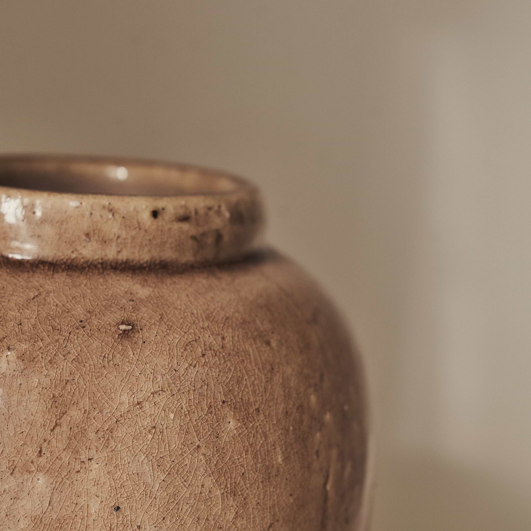 Portera - Caramel Gloss Ceramic Vase