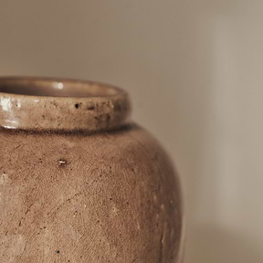 Portera - Caramel Gloss Ceramic Vase