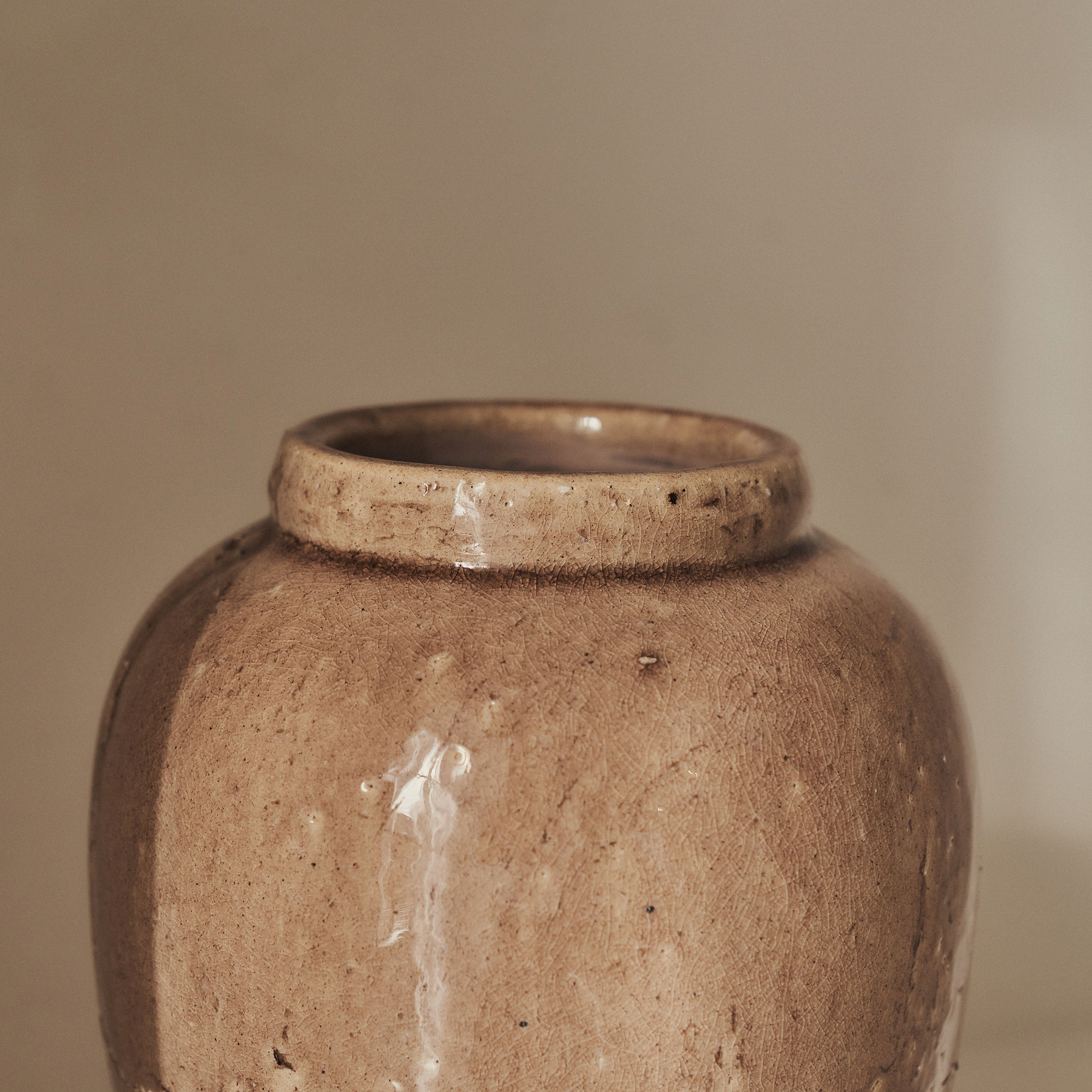 Portera - Caramel Gloss Ceramic Vase