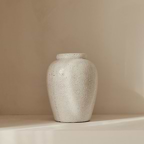 Portera - Ivory Gloss Ceramic Vase