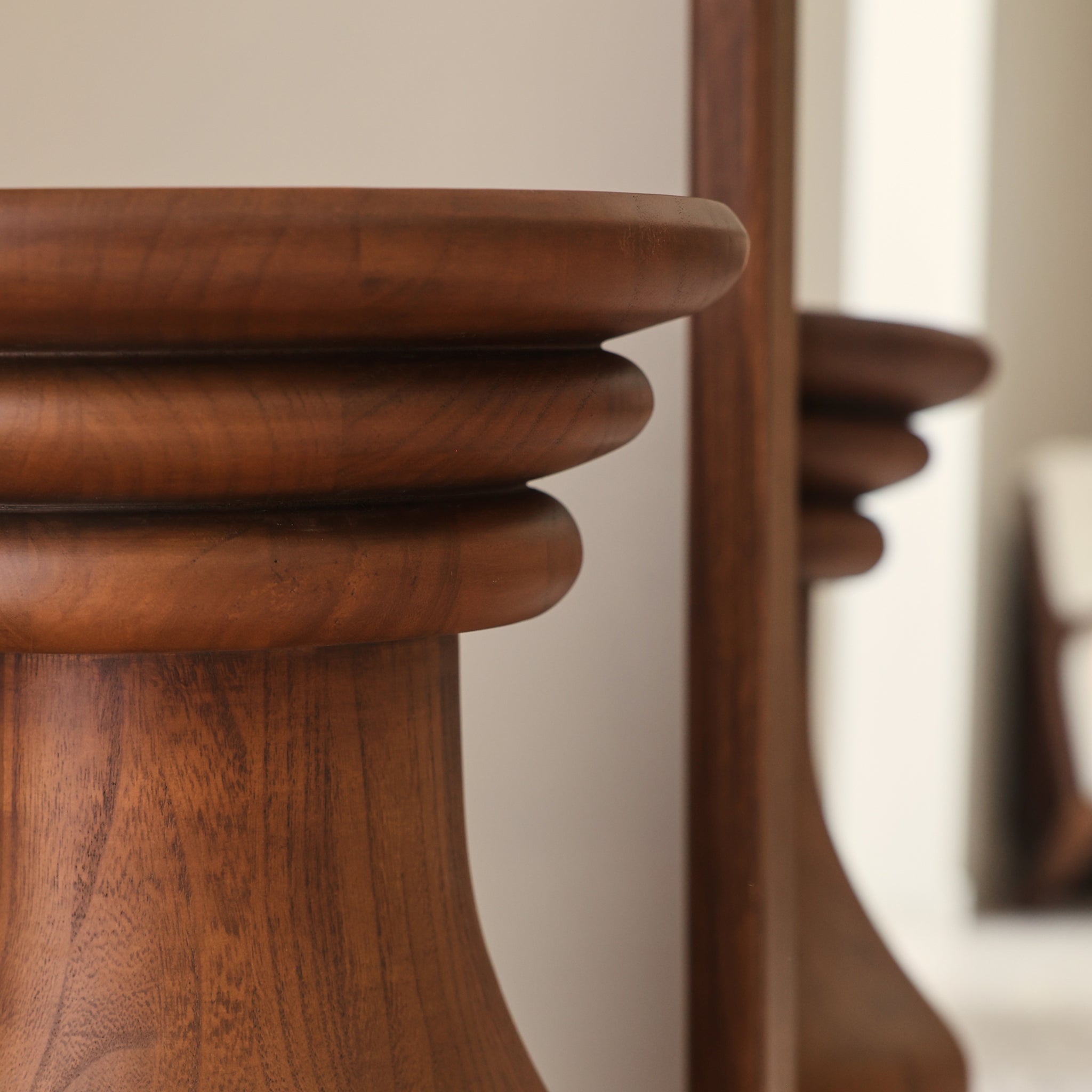 Oribi - Dark Wood Retro Side Table