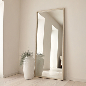 Arden - Concrete Full Length Wooden Mirror 180cm x 80cm