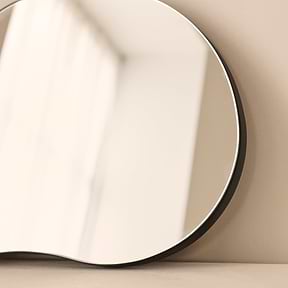 Edge - Frameless Irregular Pond Mirror 45cm x 30cm