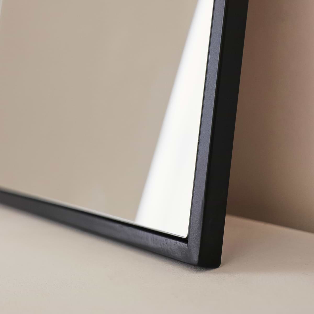 Liberty - Black Arched Metal Wall Mirror 50cm x 30cm