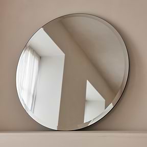 Vienna - Frameless Round Bevelled Mirror 80cm x 80cm