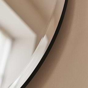 Vienna - Frameless Round Bevelled Mirror 80cm x 80cm