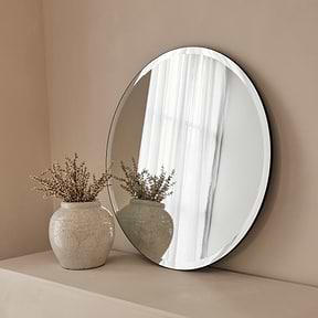 Vienna - Frameless Round Bevelled Mirror 80cm x 80cm