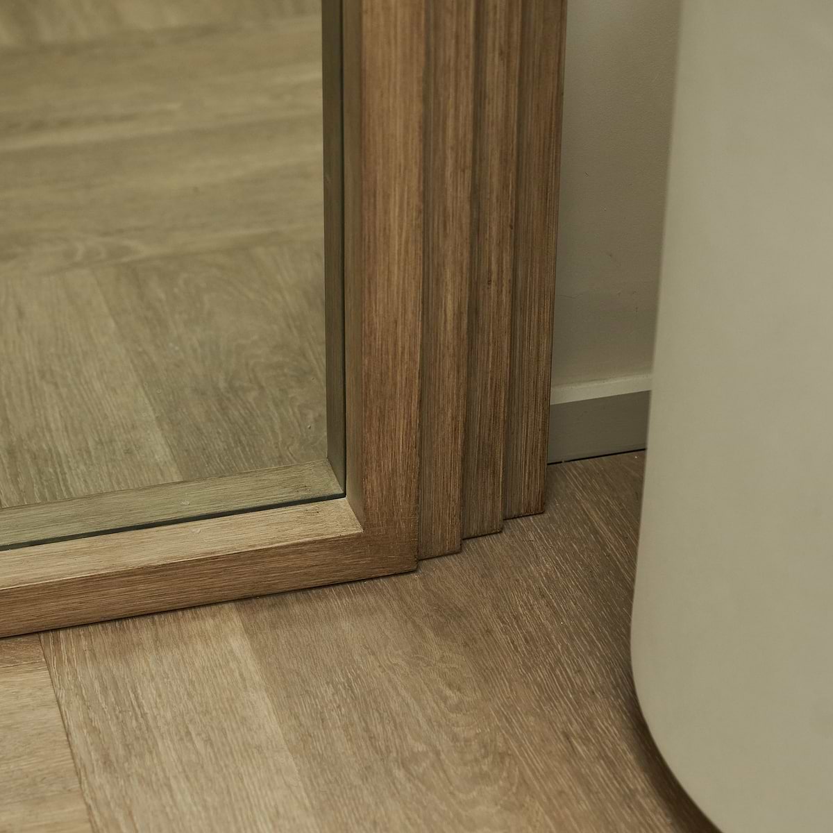 Luciana - Full Length Arched Washed Wood Mirror 196cm x 104cm