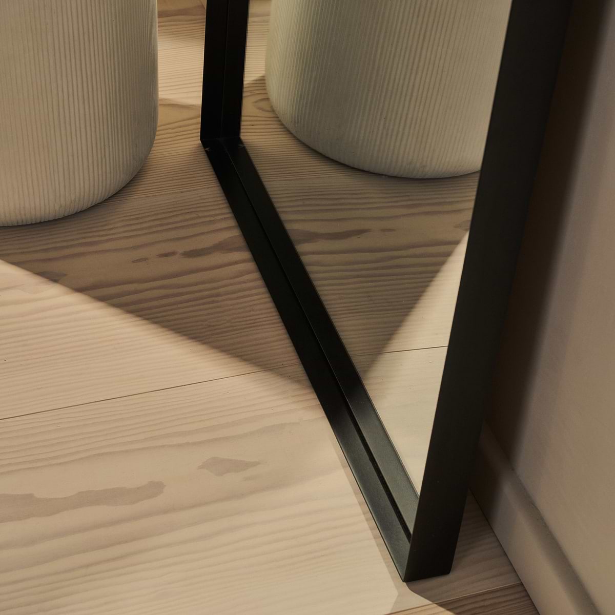 Arcus - Full Length Arched Black Large Metal Mirror 170cm x 80cm