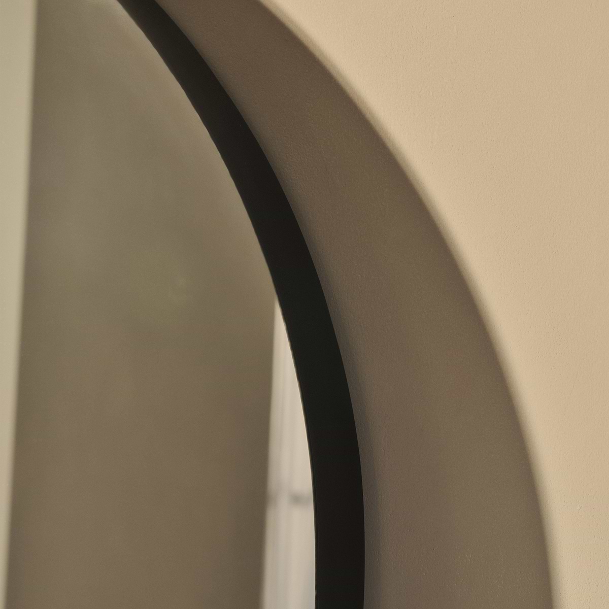 Arcus - Full Length Arched Black Large Metal Mirror 170cm x 80cm