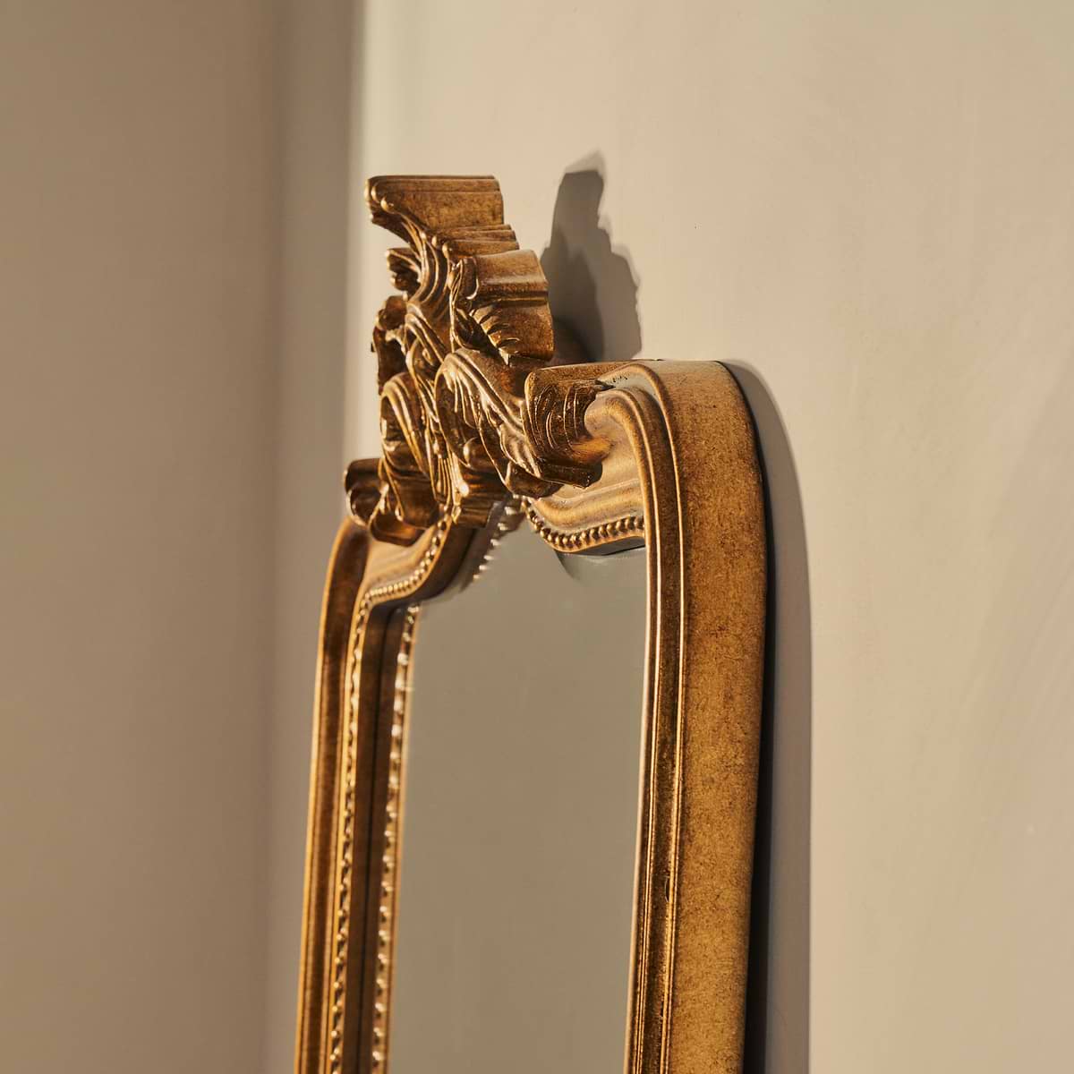 James - Gold Full Length Arched Mirror 189cm x 80cm