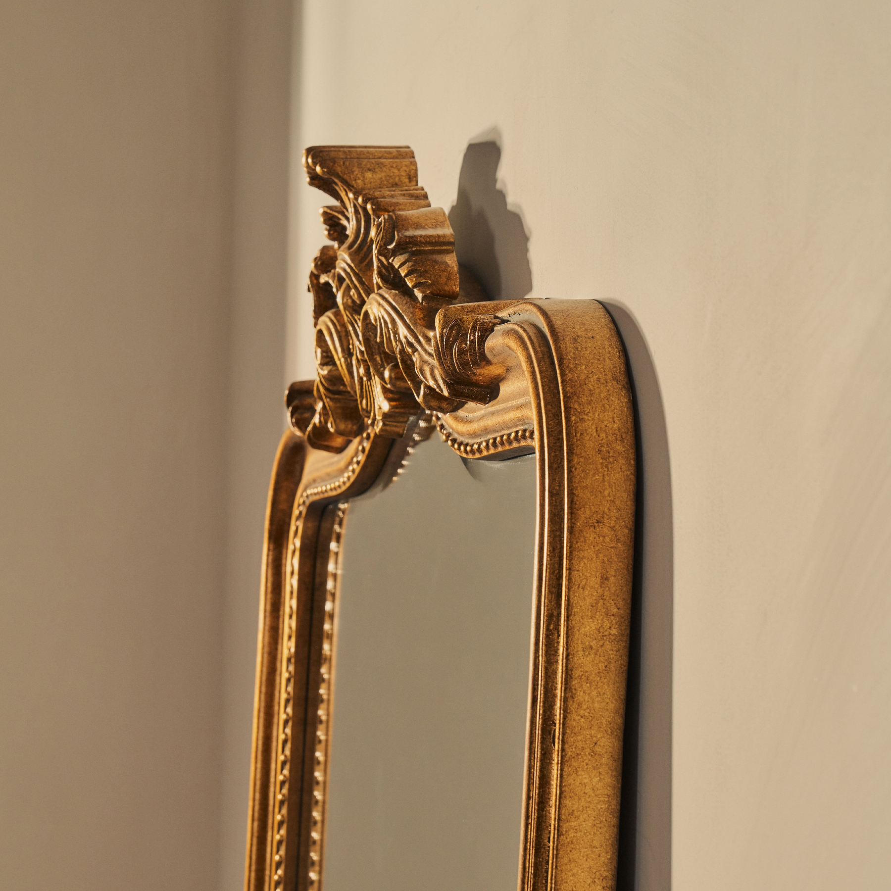 James - Gold Full Length Arched Mirror 189cm x 80cm