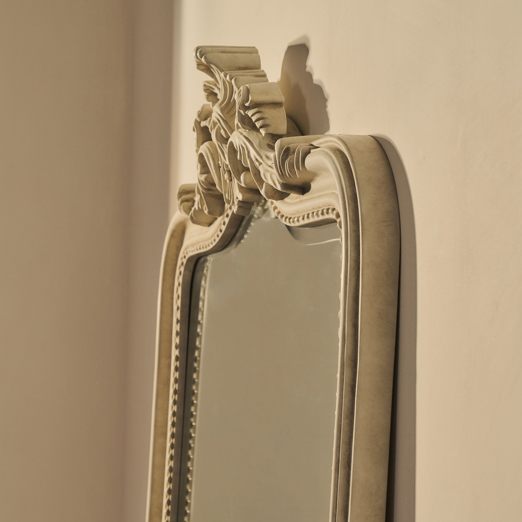 James - Concrete Full Length Arched Mirror 189cm x 80cm