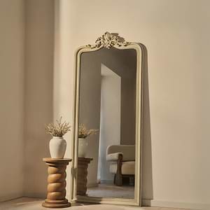 James - Concrete Full Length Arched Mirror 189cm x 80cm