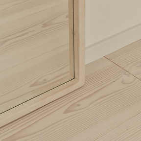 Arden - Concrete Full Length Arched Wooden Mirror 175cm x 95cm