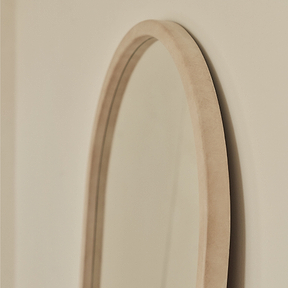 Arden - Concrete Full Length Arched Wooden Mirror 160cm x 60cm