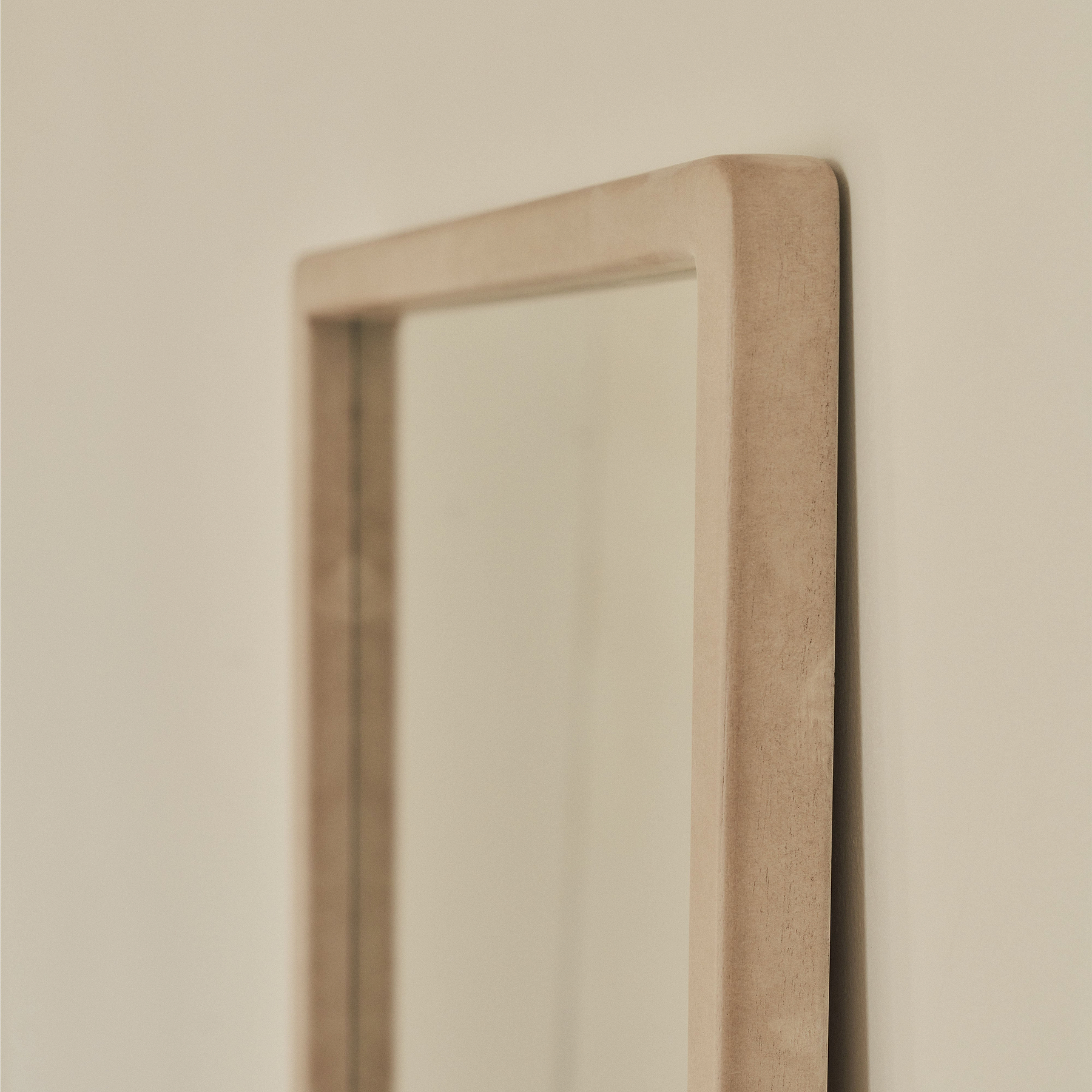 Arden - Concrete Full Length Wooden Mirror 140cm x 45cm
