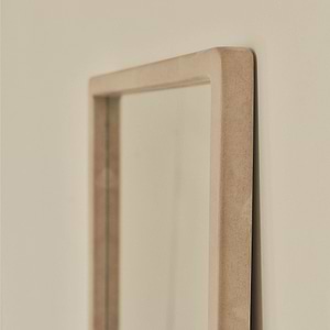 Arden - Concrete Full Length Wooden Mirror 140cm x 45cm