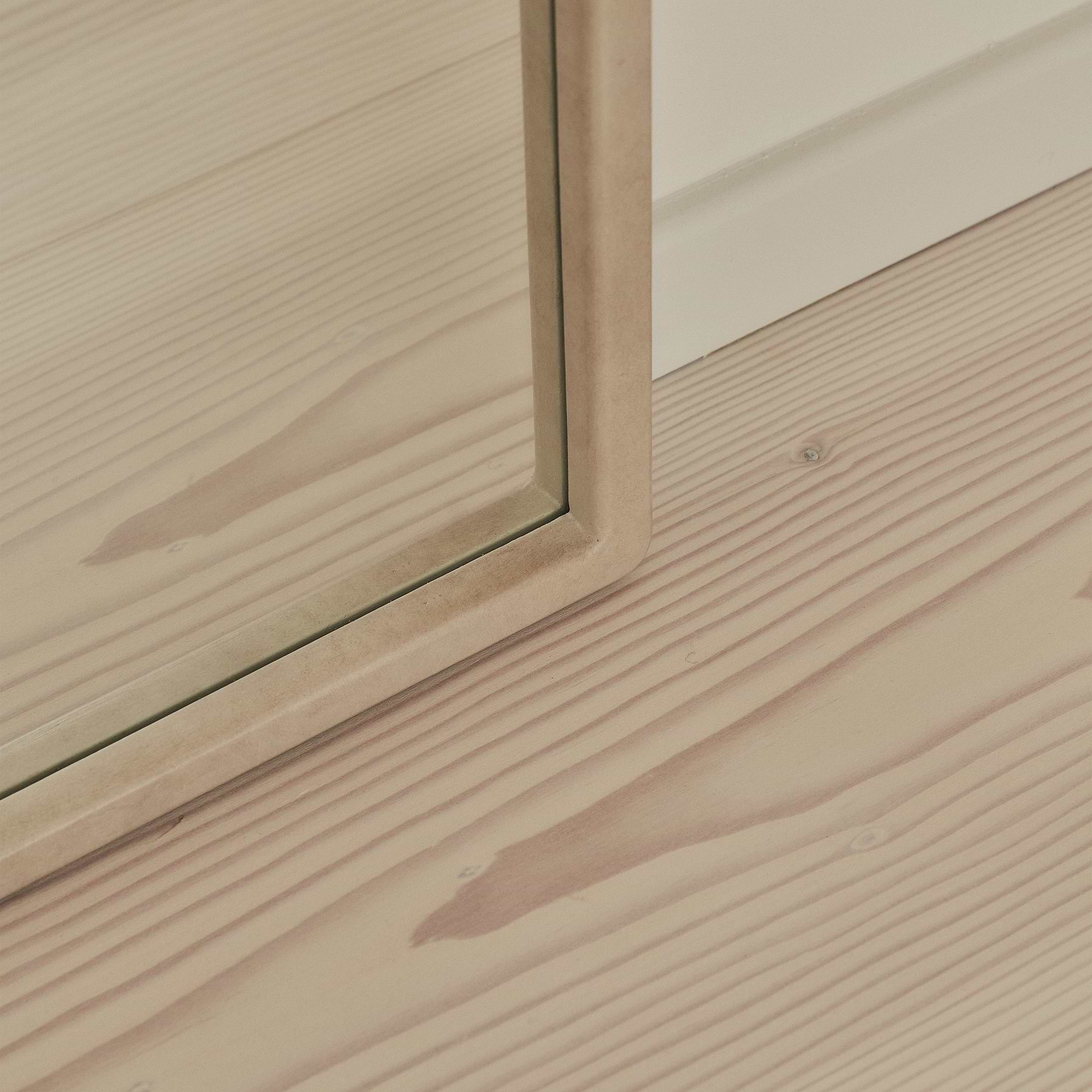 Arden - Concrete Full Length Wooden Mirror 140cm x 45cm