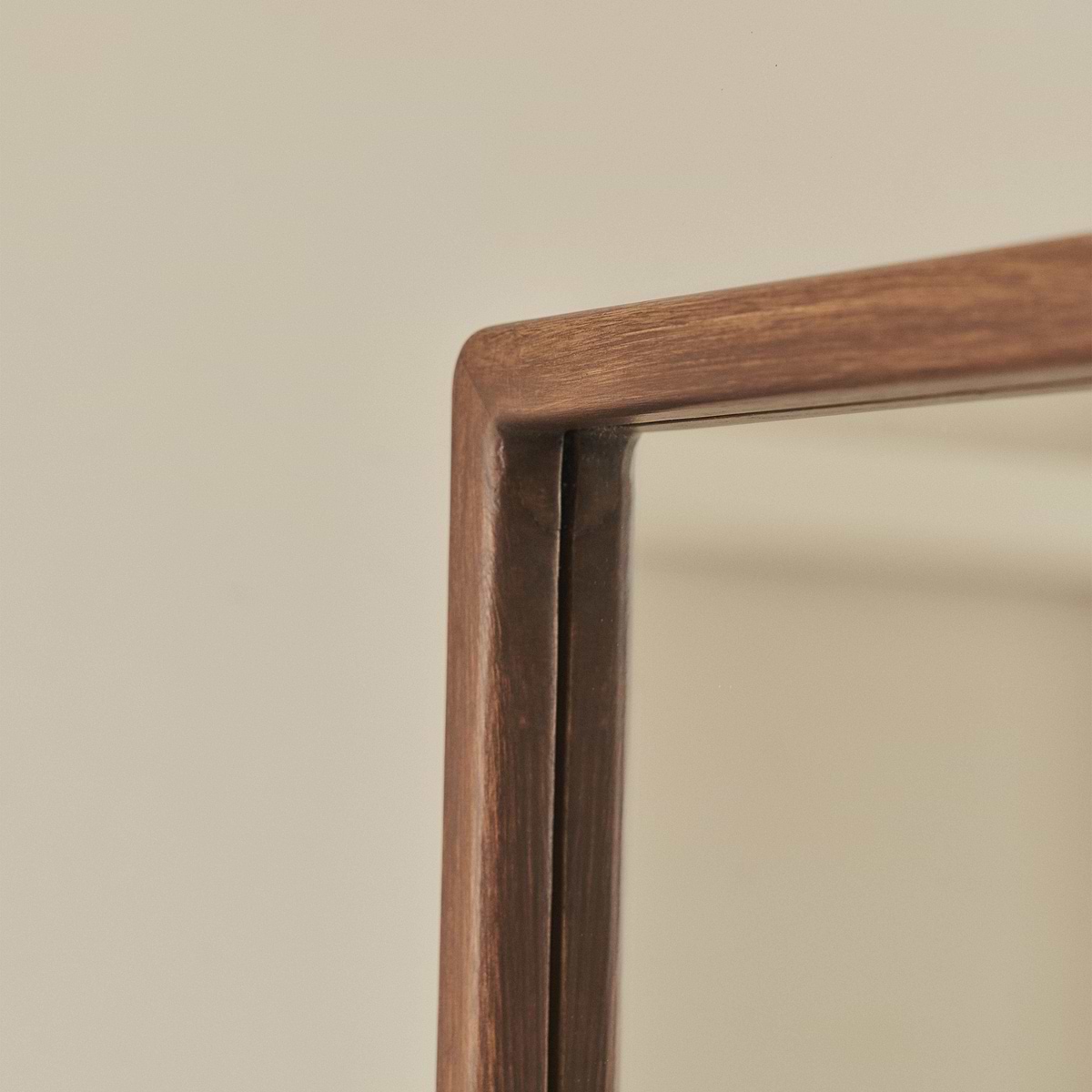 Arden - Dark Wood Full Length Wooden Mirror 140cm x 45cm