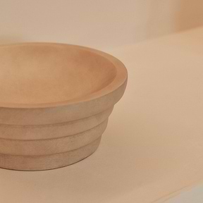 Luciana - Concrete Ribbed Bowl 25cm