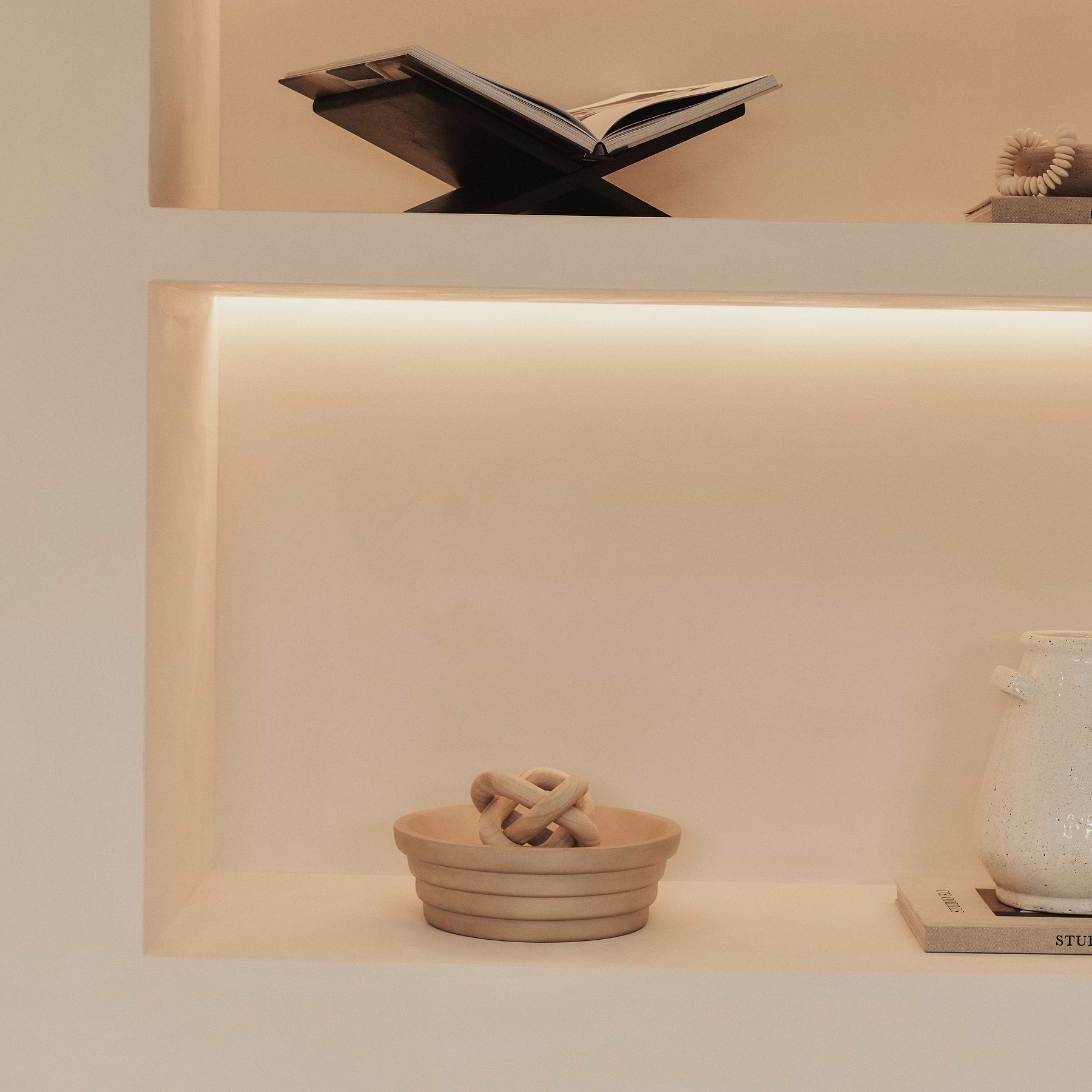 Luciana - Concrete Ribbed Bowl 30cm