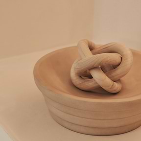 Luciana - Concrete Ribbed Bowl 30cm