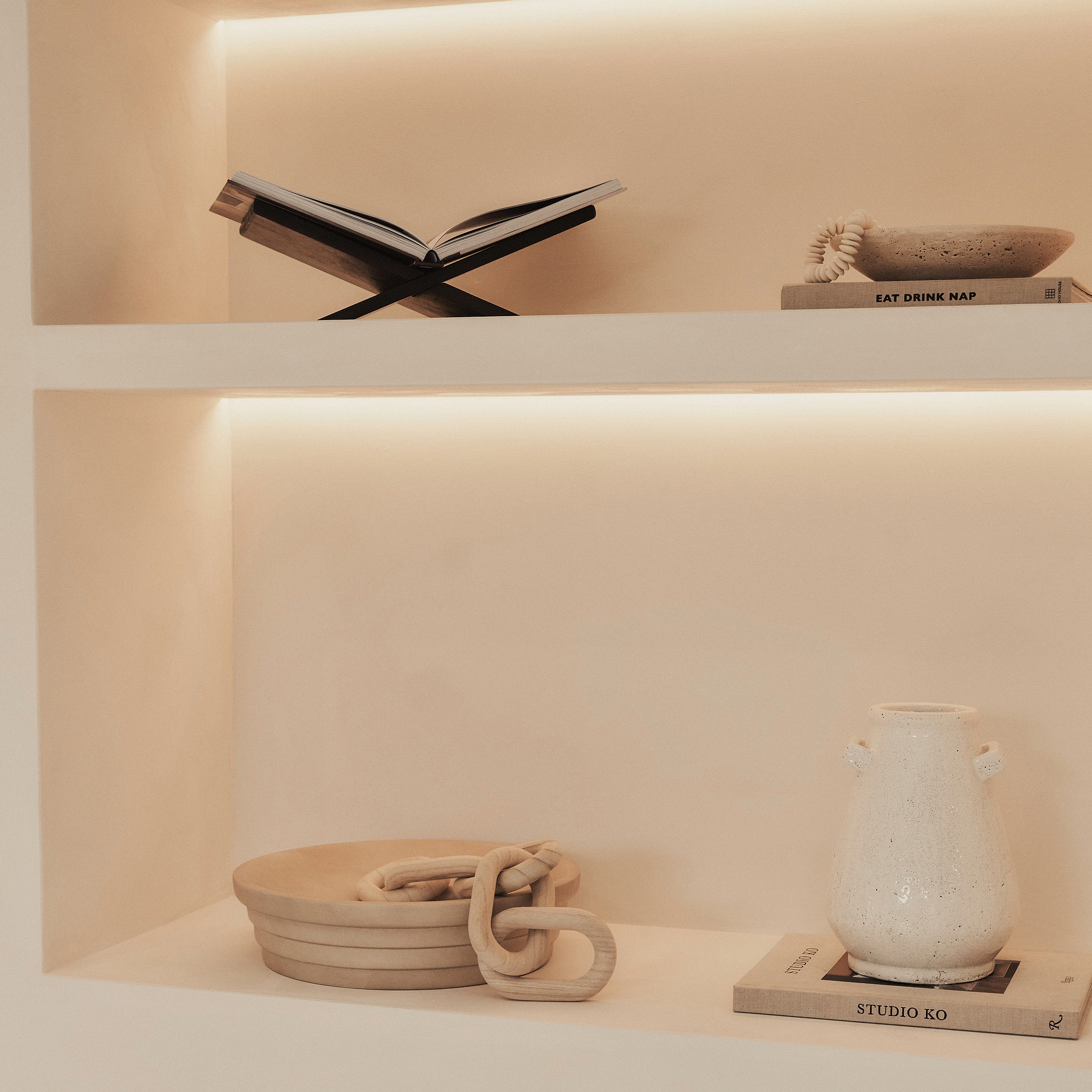 Luciana - Concrete Ribbed Bowl 40cm