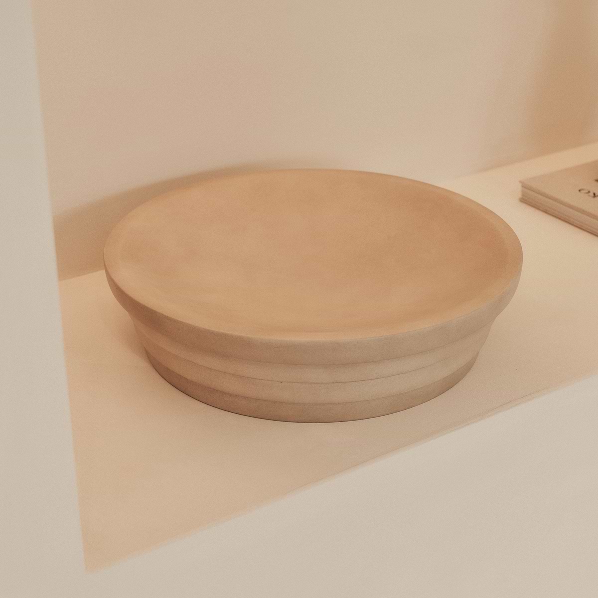 Luciana - Concrete Ribbed Bowl 40cm