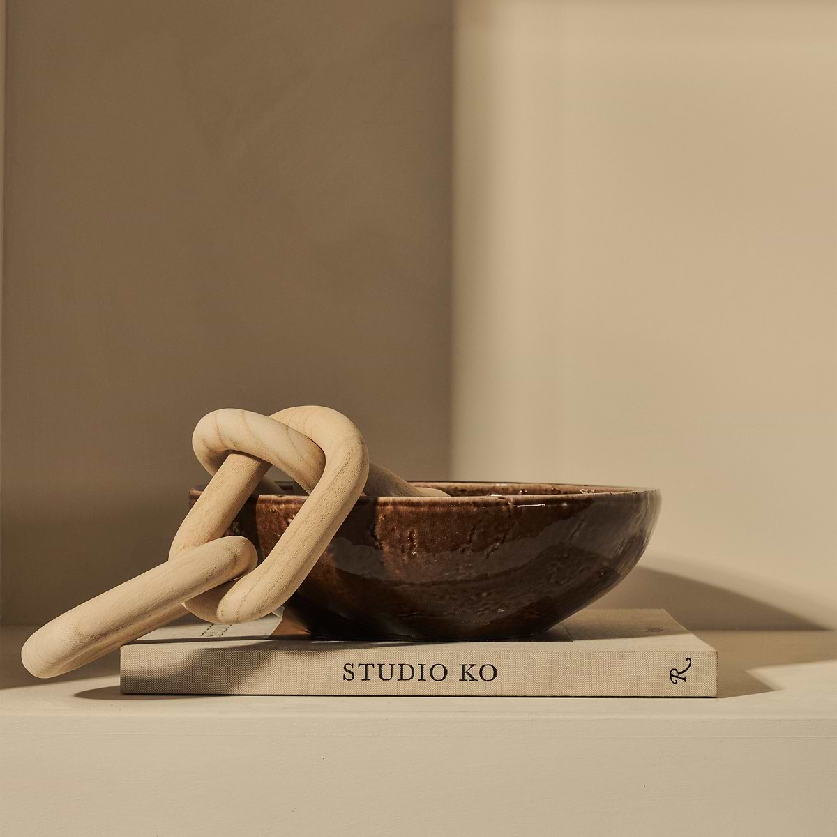 Portera - Chocolate Gloss Ceramic Decorative Bowl