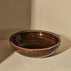 Portera - Chocolate Gloss Ceramic Decorative Bowl