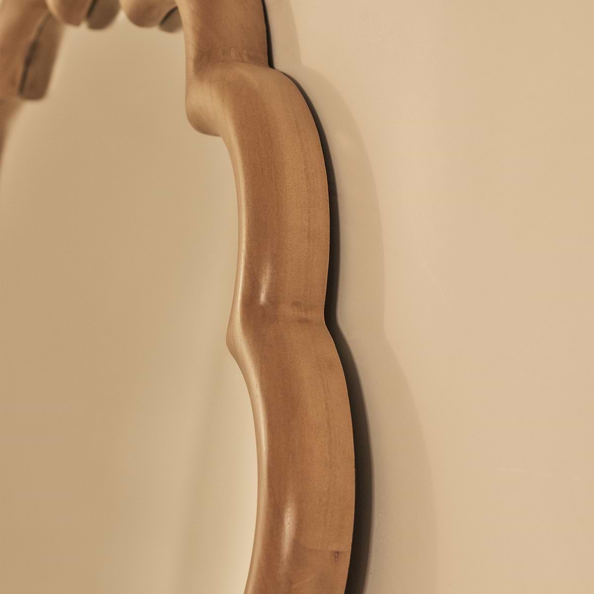 Safi - Full Length Large Arched Warm Wood Mirror 190cm x 90cm