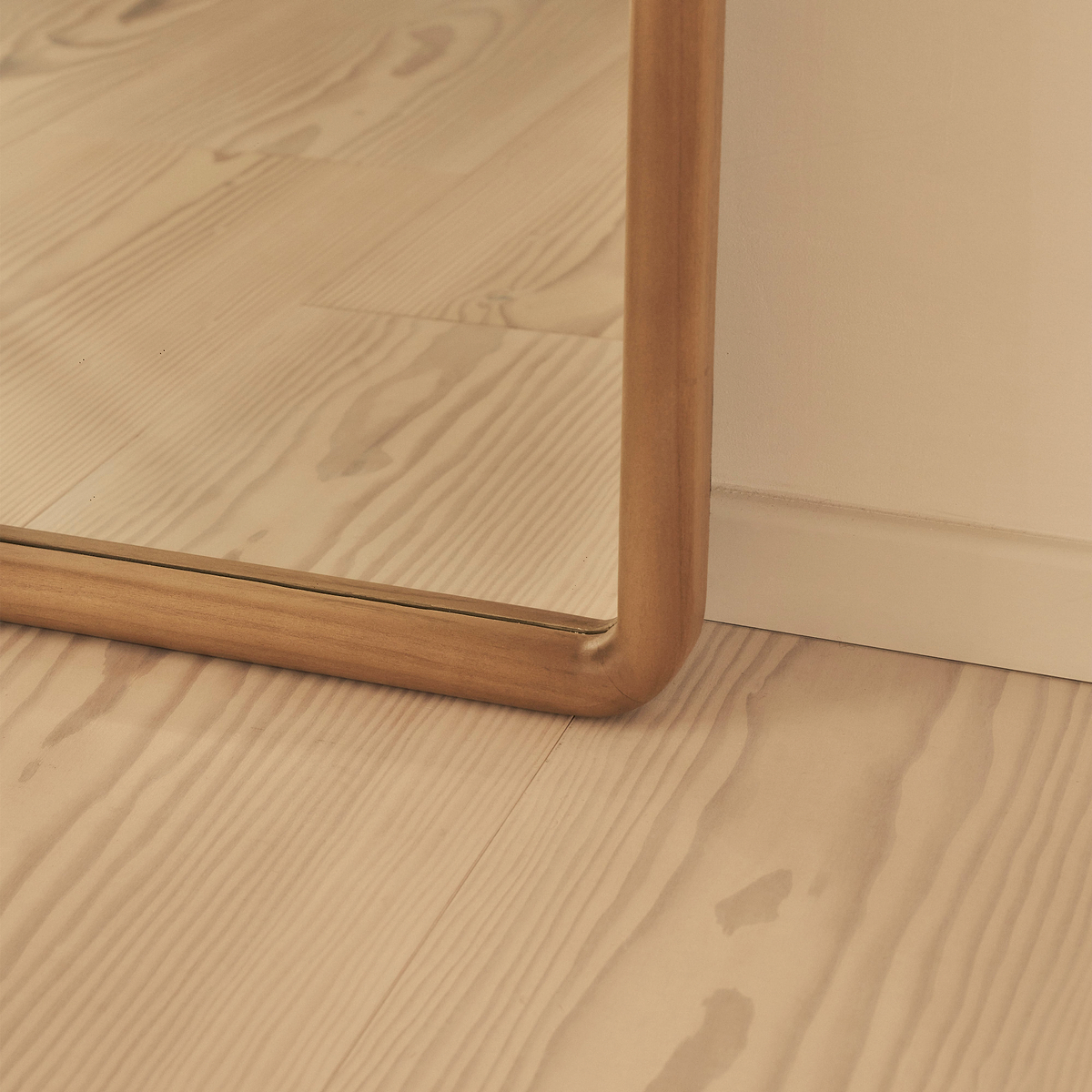 Safi - Full Length Large Arched Warm Wood Mirror 190cm x 90cm