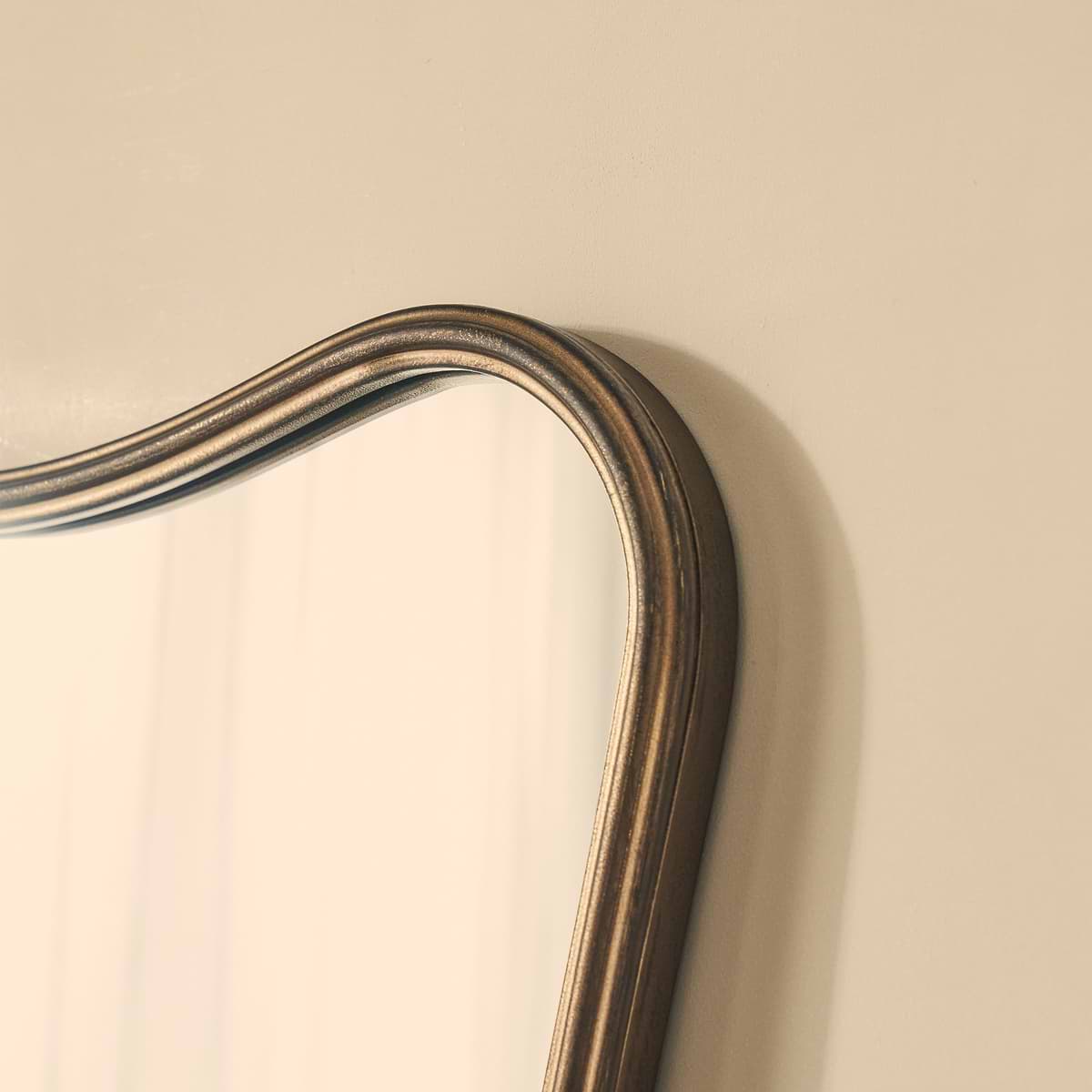 Elise - Antique Bronze Full Length Art Deco Metal Mirror 180cm x 90cm