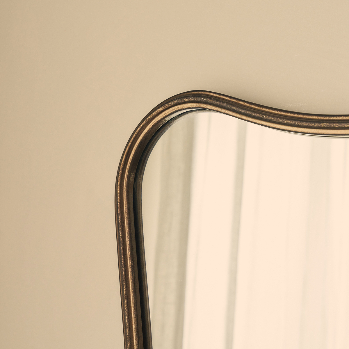 Elise - Antique Bronze Full Length Art Deco Metal Mirror 180cm x 90cm