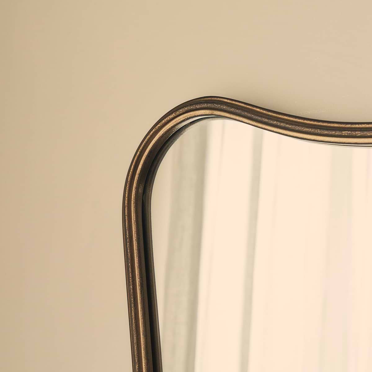 Elise - Antique Bronze Full Length Art Deco Metal Mirror 180cm x 90cm
