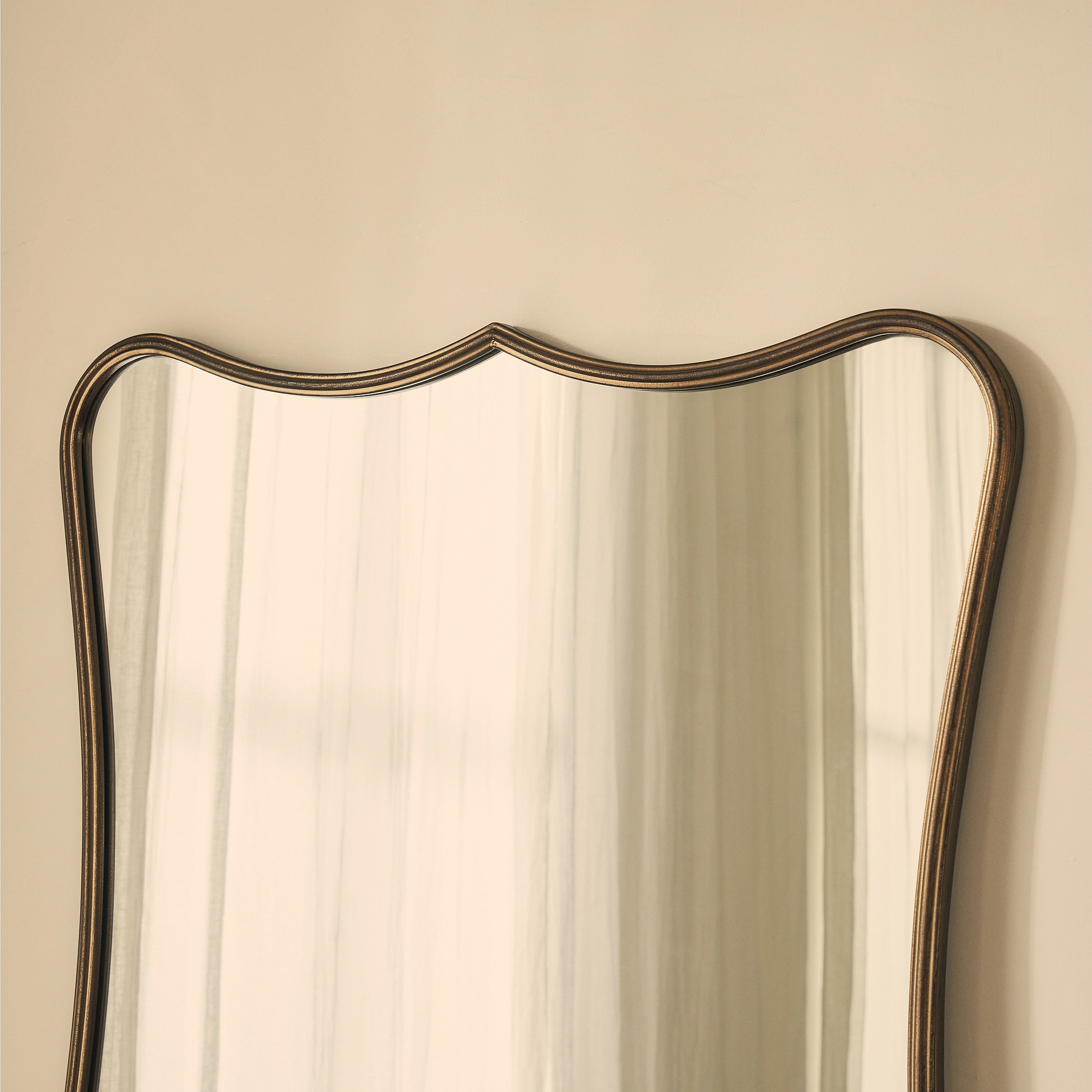 Elise - Antique Bronze Full Length Art Deco Metal Mirror 180cm x 90cm