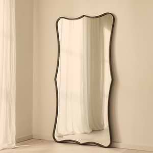 Elise - Antique Bronze Full Length Art Deco Metal Mirror 180cm x 90cm