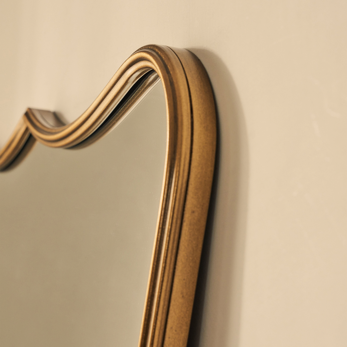 Elise - Gold Full Length Art Deco Metal Mirror 180cm x 90cm