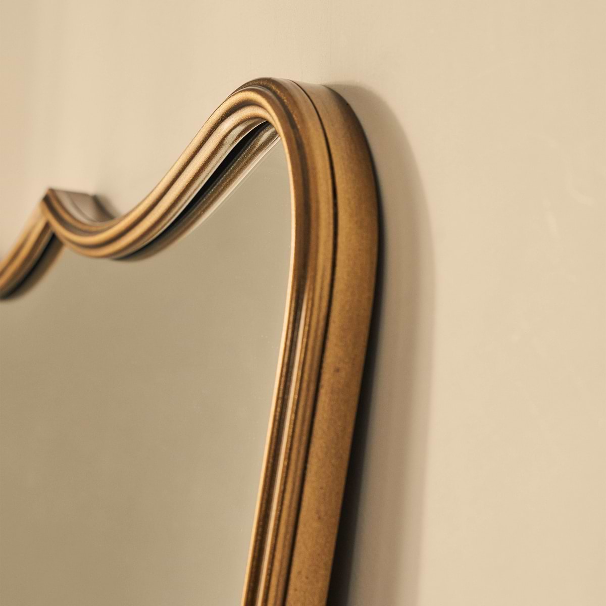 Elise - Gold Full Length Art Deco Metal Mirror 180cm x 90cm