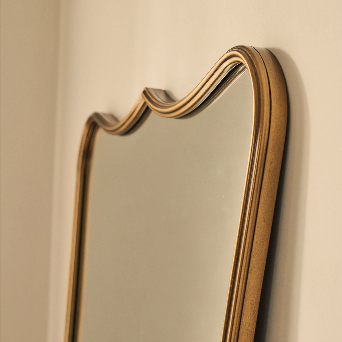 Elise - Gold Full Length Art Deco Metal Mirror 180cm x 90cm