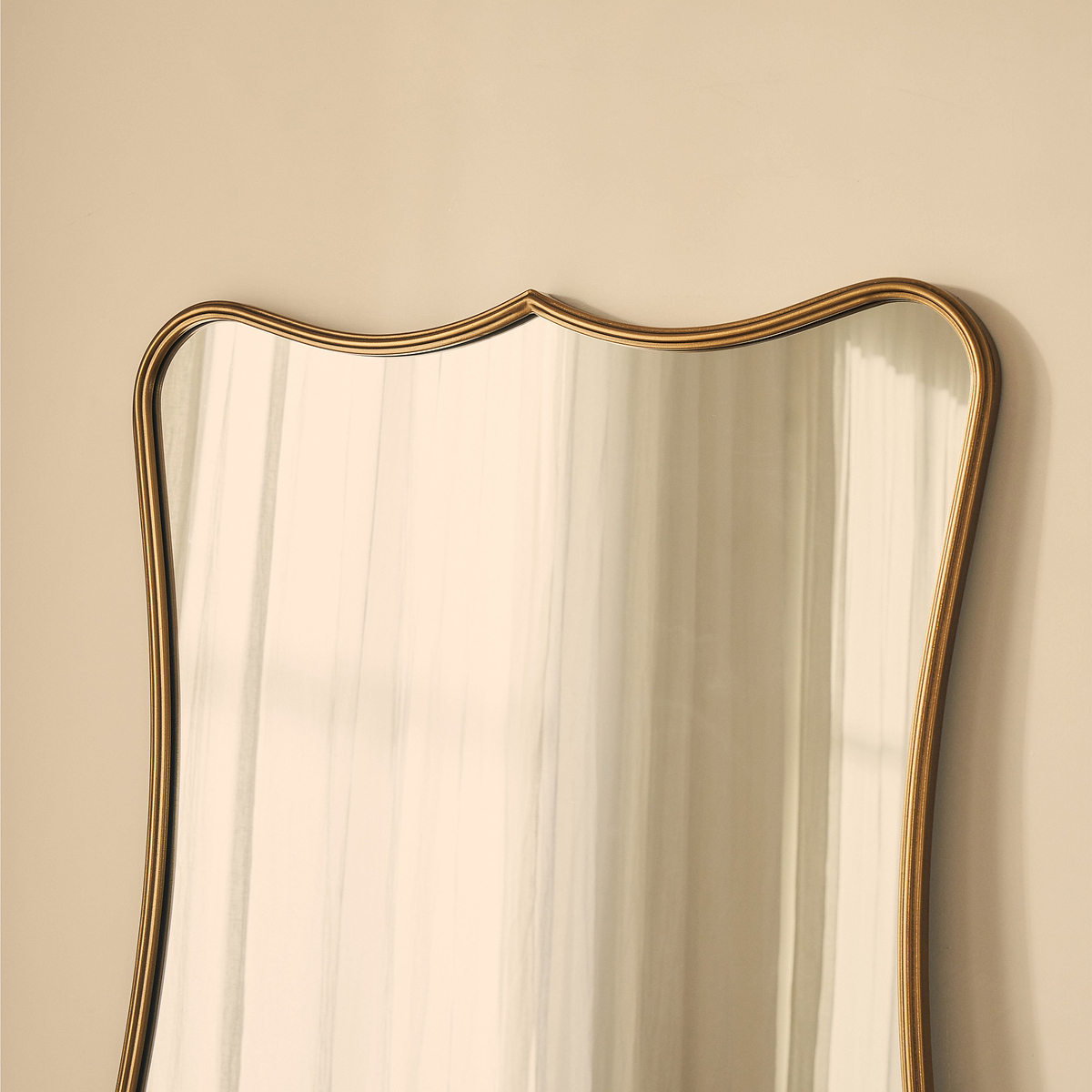 Elise - Gold Full Length Art Deco Metal Mirror 180cm x 90cm