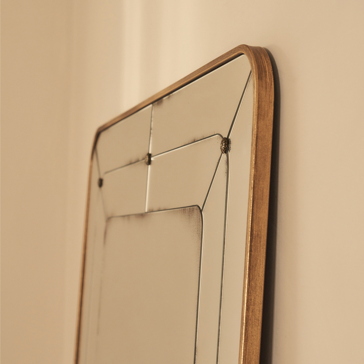 Teramo - Full Length Gold Antique Glass Metal Mirror 180cm x 90cm