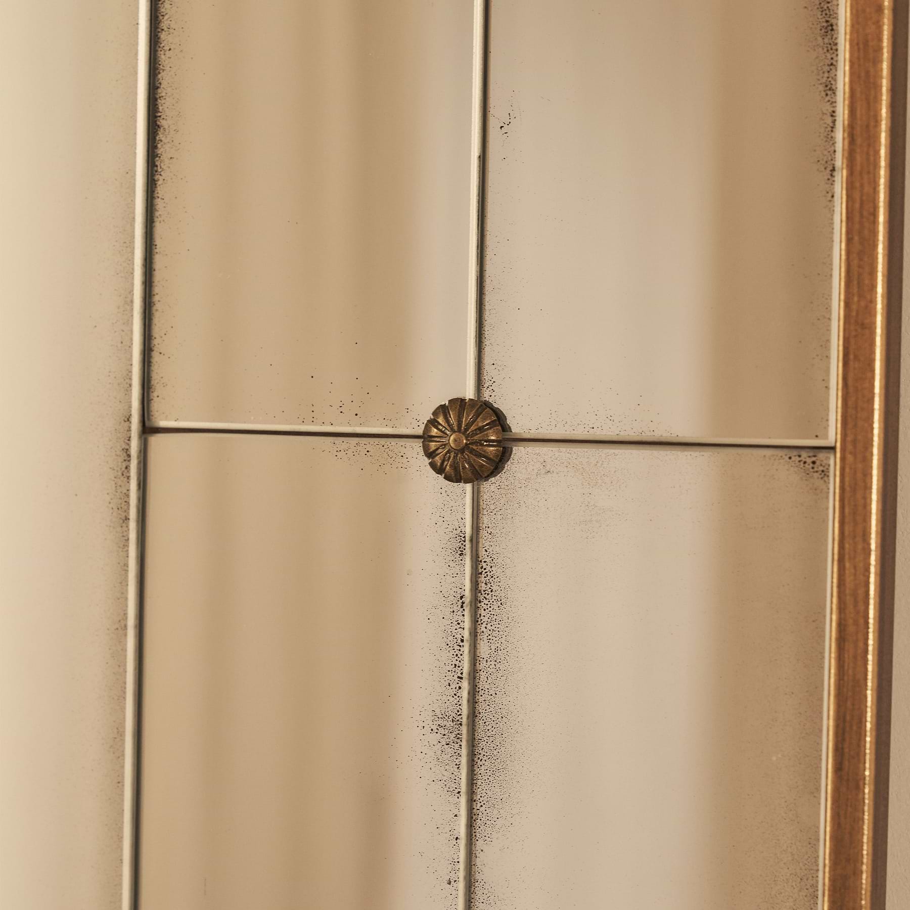 Teramo - Full Length Gold Antique Glass Metal Mirror 180cm x 90cm