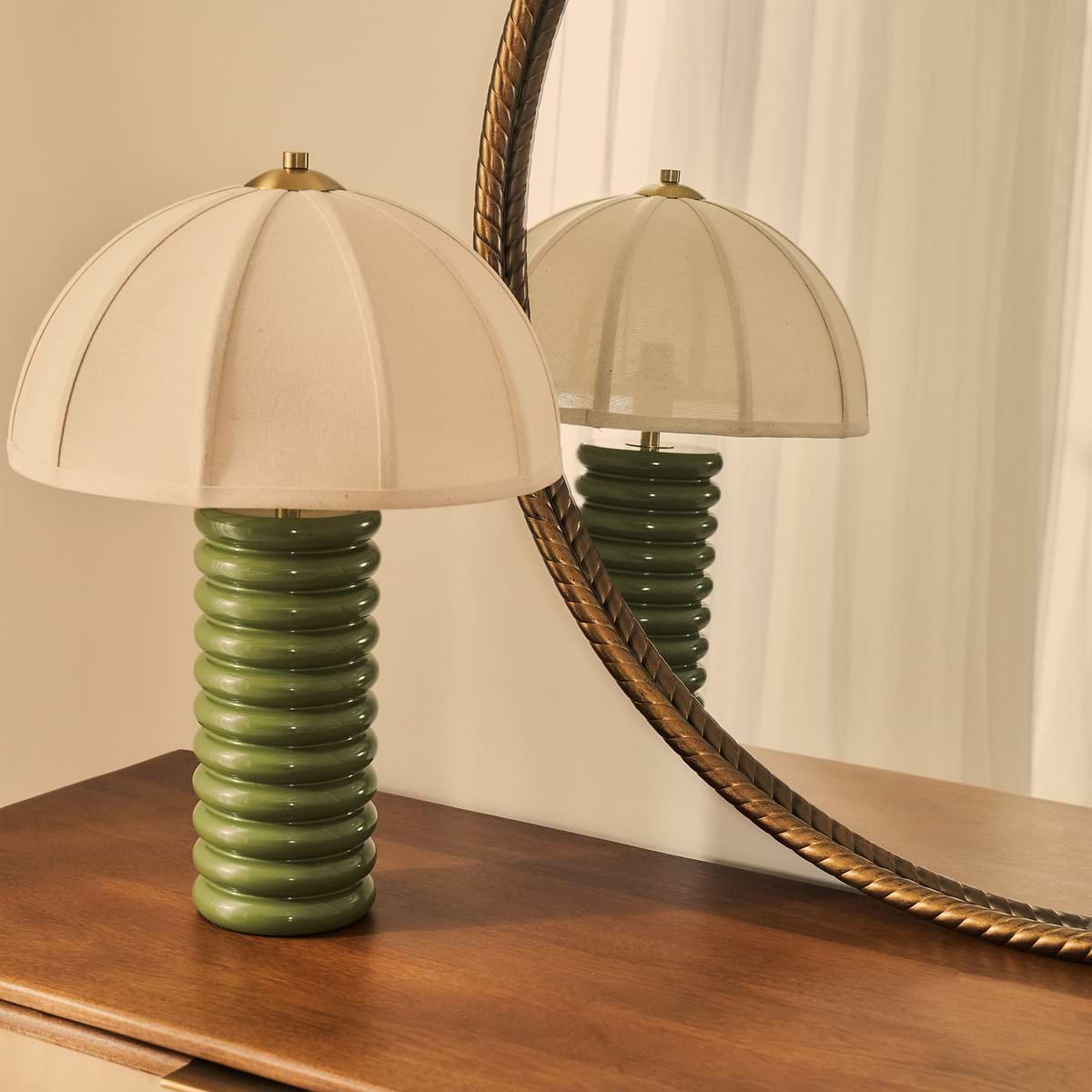 Corra - Antique Bronze Rope Twist Round Metal Wall Mirror 90cm x 90cm