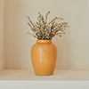 Portera - Ochre Gloss Ceramic Vase