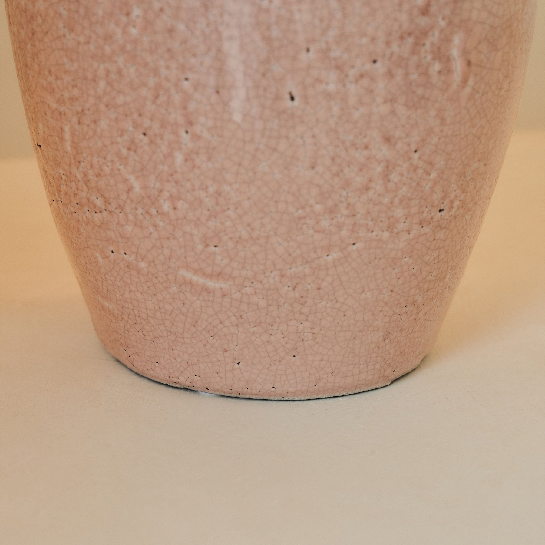 Portera - Blushed Pink Gloss Ceramic Vase