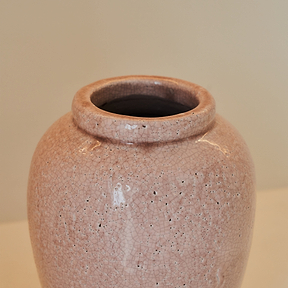 Portera - Blushed Pink Gloss Ceramic Vase