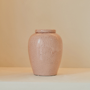 Portera - Blushed Pink Gloss Ceramic Vase